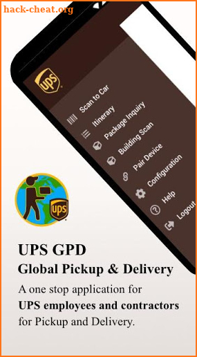 UPS Global Pickup & Delivery (GPD) screenshot