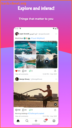 UpScrolled screenshot