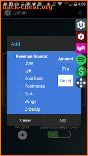 Upshift Rideshare Dash STARTER screenshot