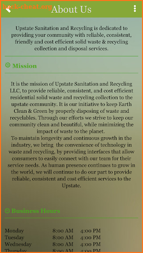 Upstate Recycling screenshot