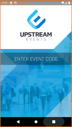 Upstream Events Portal screenshot