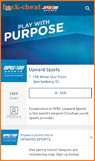 Upward Sports App screenshot