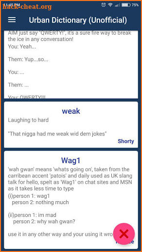 Urban Dictionary (Unofficial) screenshot
