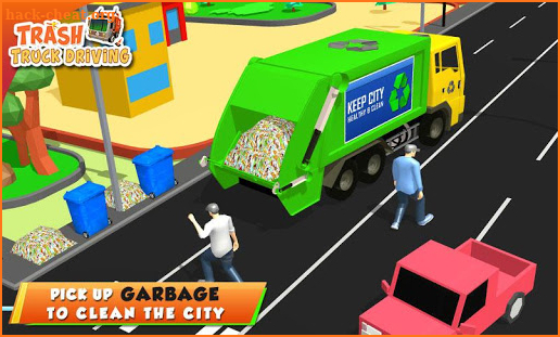 Urban Garbage Truck Driving - Waste Transporter screenshot