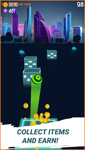 Urban Hop-Kpop Hip-Hop Super Balls Jumping Game screenshot