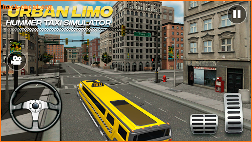 Urban Hummer Limo taxi simulator screenshot