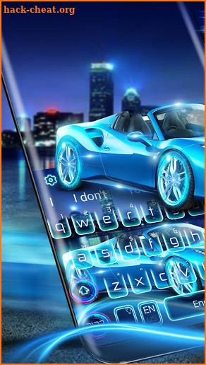 Urban Neon Car Keyboard screenshot