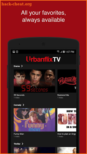 Urbanflix TV screenshot