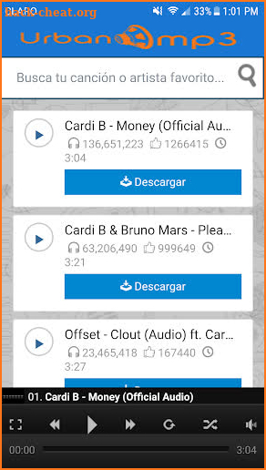Urbano MP3 - Descargar Música Gratis screenshot