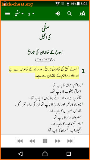 Urdu Bible (Easy to Read Version) screenshot
