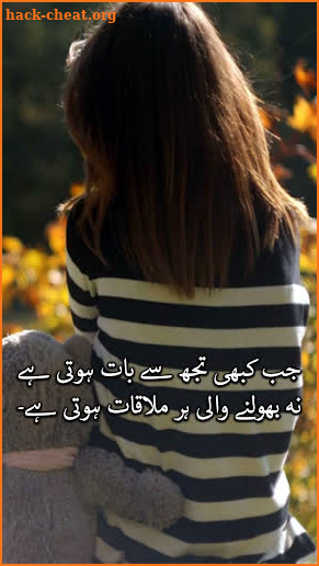 Urdu poetry on picture :Shayari photo editor screenshot