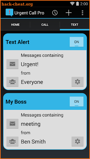 Urgent Call Pro screenshot