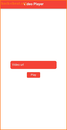 URL Video Player screenshot