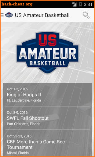US Amateur Basketball screenshot