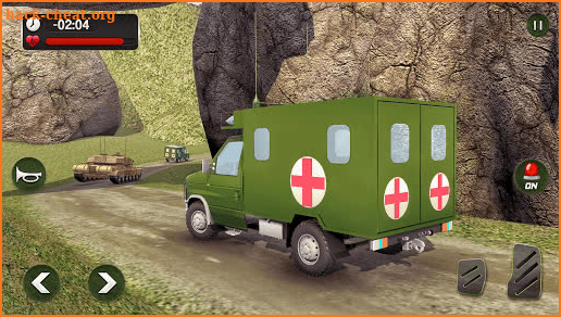 US Army Ambulance Driving Rescue Simulator screenshot