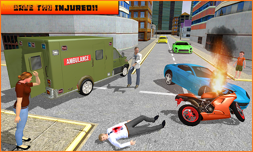 US Army Ambulance Rescue Game Simulator screenshot