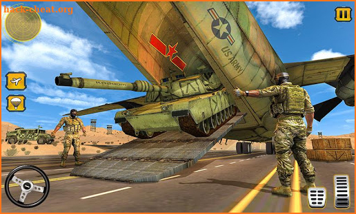 US Army Cargo Transport : Military Plane Games screenshot