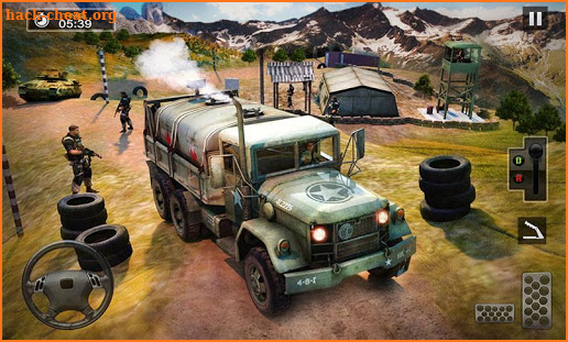 US Army Cargo Truck Transport Military Bus Driver screenshot