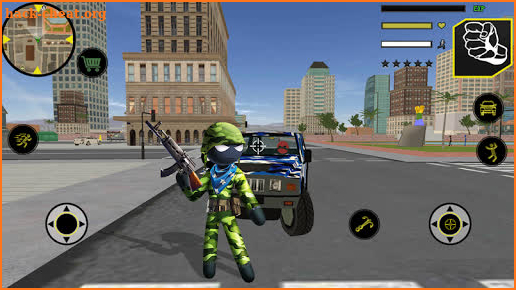 US Army Counter Stickman Rope Hero Crime OffRoad screenshot