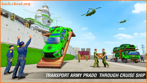 US Army Cruise Ship Transport Jeep Games screenshot