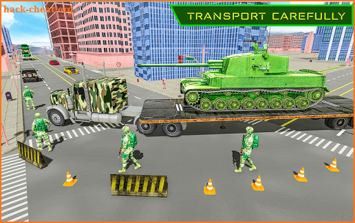 US Army Humvee Jeep Car Transporter - Parking Game screenshot