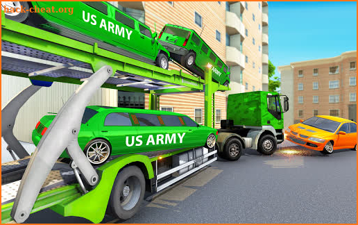 US Army Limo Transporter Truck Simulator screenshot