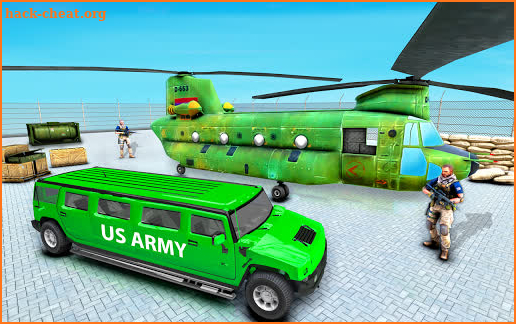 US Army Limo Transporter Truck Simulator screenshot