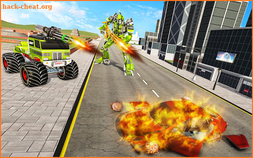 Us Army Monster Truck Robot Transformation screenshot