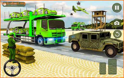 US Army Multi Level Transporter Truck Parking screenshot