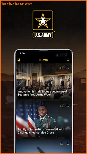 U.S. Army News and Information. screenshot