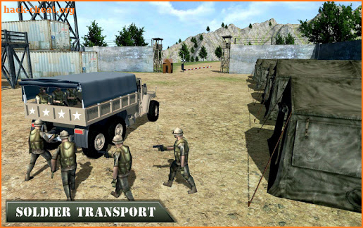 US Army Off-road Truck Driver 3D screenshot