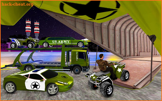 US Army Quad Bike limo Car Transporter Truck screenshot