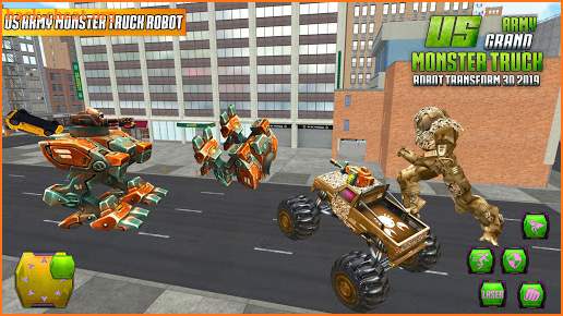 US Army Robot Monster Truck War screenshot
