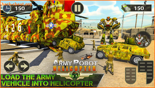 US Army Robot Transport- Army Tank Truck Transport screenshot