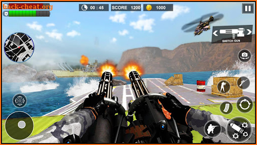 US Army Special Forces Navy Machine Gun Shooter 3D screenshot