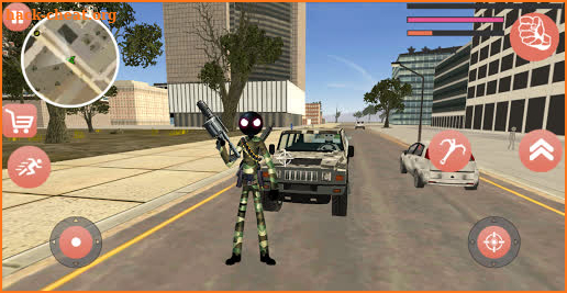 US Army Stickman Rope Hero counter War Gangstar 2 screenshot
