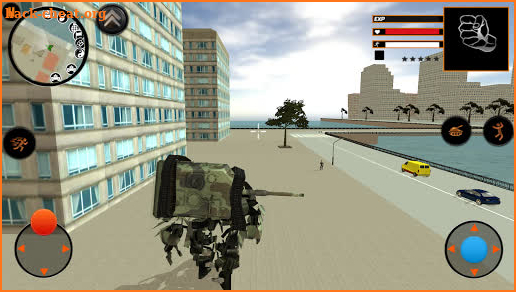 US Army Tank Transform Robot Shooting War screenshot