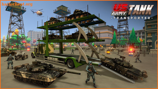 US Army Tank Transporter Truck screenshot