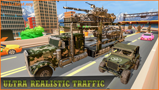 US Army Tank Transporter Truck screenshot