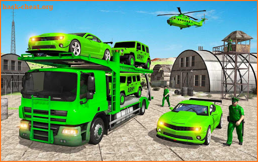 US Army Transport Truck: Multi Level Parking Games screenshot