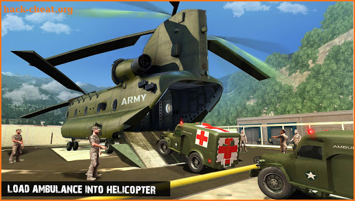 US Army Transporter Rescue Ambulance Driving Games screenshot