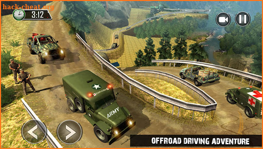 US Army Transporter Rescue Ambulance Driving Games screenshot