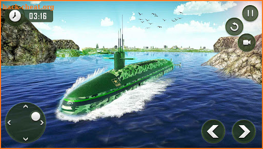 US Army Transporter Submarine Driving Games screenshot