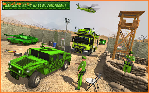 US Army Transporter Truck: Car Driving Games screenshot
