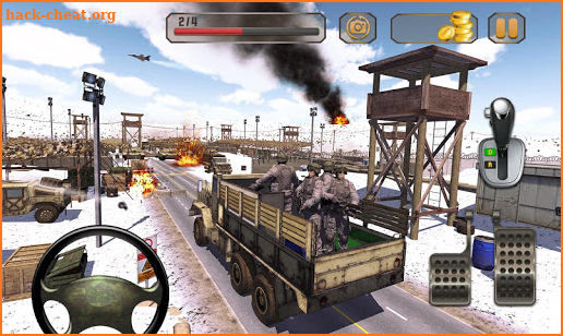 Us Army Truck Driving : Real Army Truck screenshot