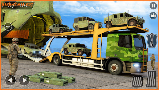 US Army Vehicle Transporter 3D screenshot