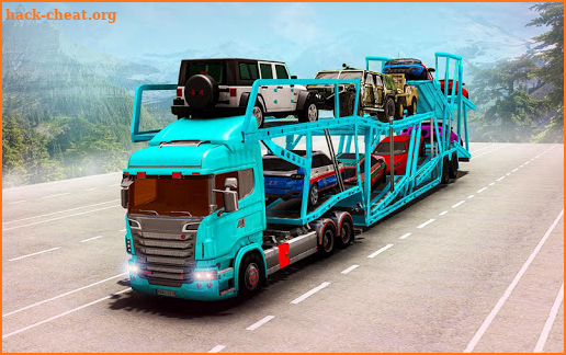 US Car Transporter Trailer Truck: New Parking Game screenshot