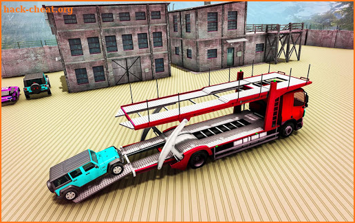 US Car Transporter Trailer Truck: New Parking Game screenshot