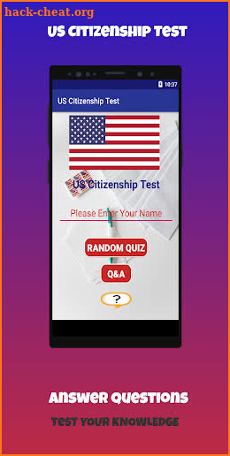 US Citizenship Test screenshot