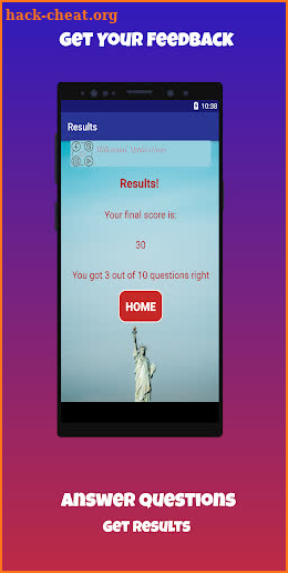 US Citizenship Test screenshot